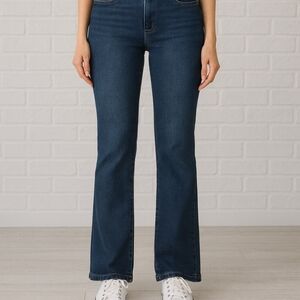 DG2 by Diane Gilman Dark Blue Flare Jeans